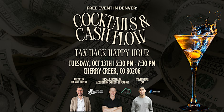 Cocktails & Cash Flow - Airbnb Tax Hack Happy Hour