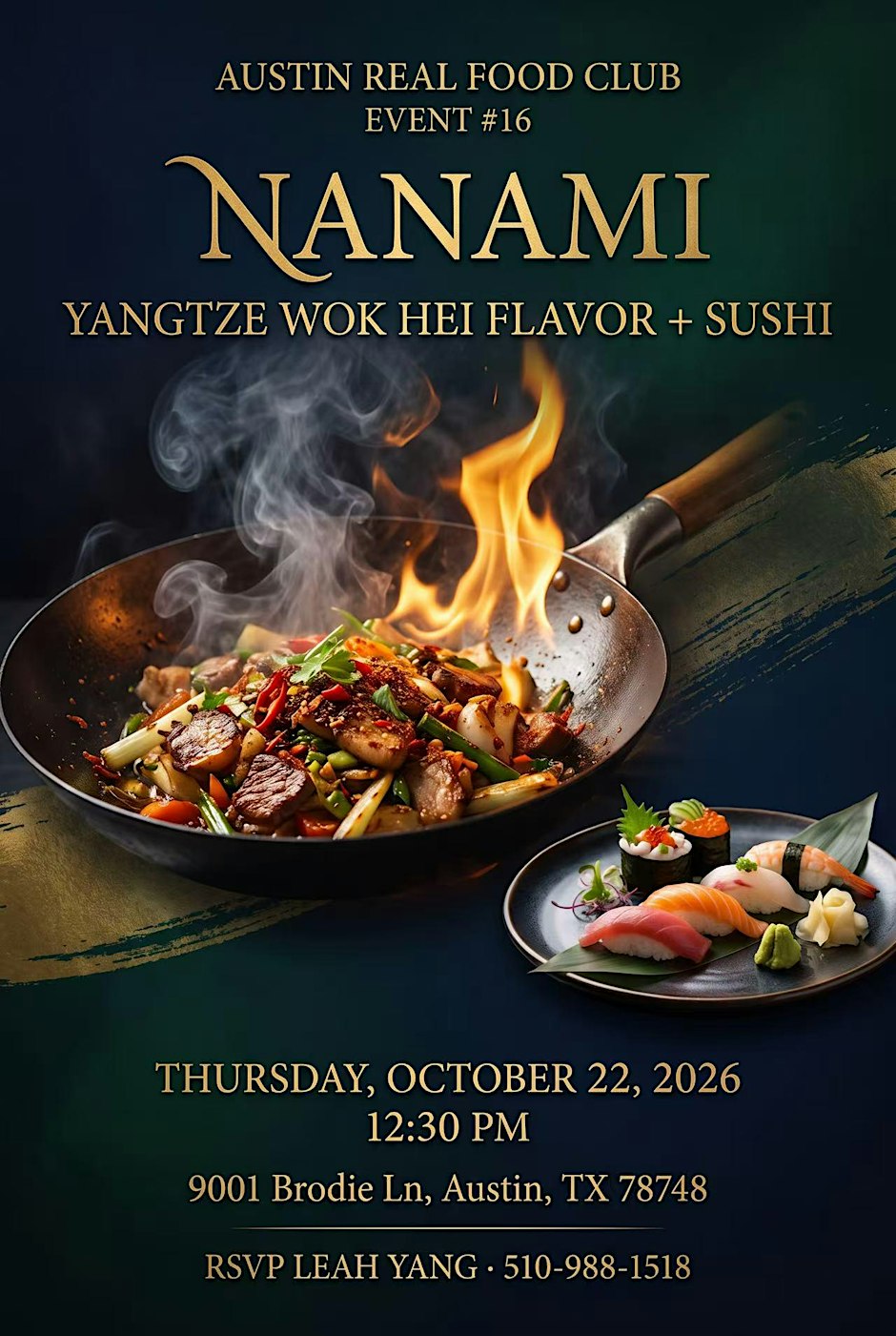 Food Event 16 Nanami - Yangtze Wok Hei Chinese + Sushi