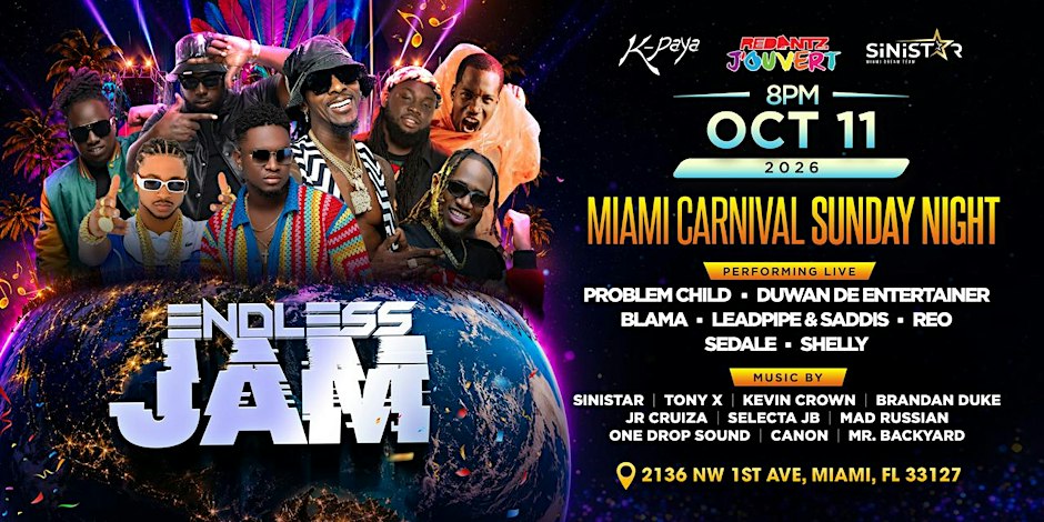 ENDLESS JAM - Miami Carnival Sunday