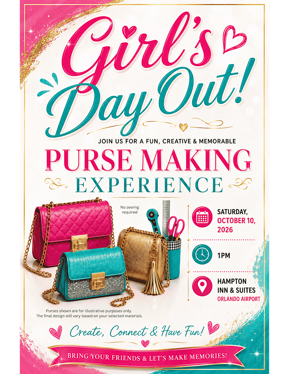 Girl's Day Out Purse Making Experience