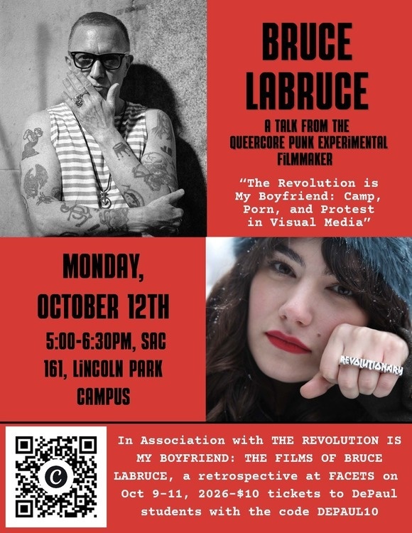 Filmmaker Bruce LaBruce "The Revolution is My Boyfriend: Camp, Porn and Protest in Visual Media"