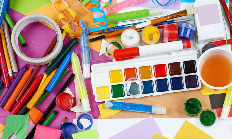 Let's Create: Paint Your Own Flower Plaster