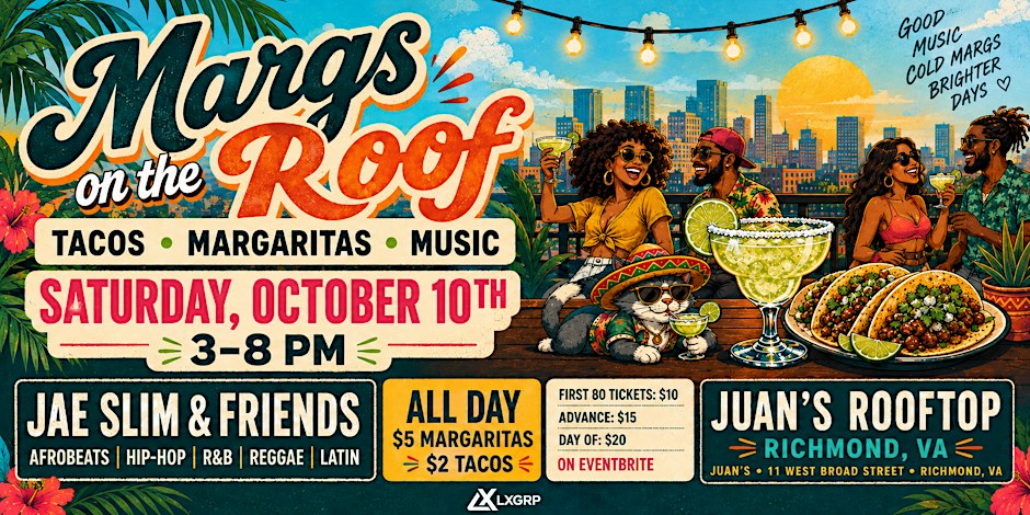 Margs on the Roof at Juan's Rooftop!