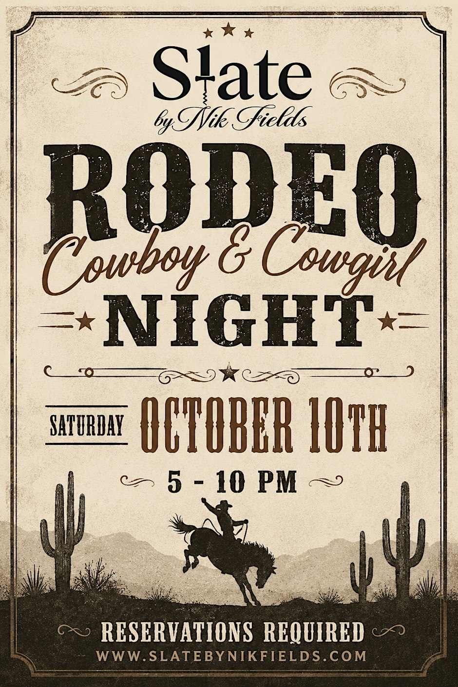 RODEO: Cowboy & Cowgirl Night