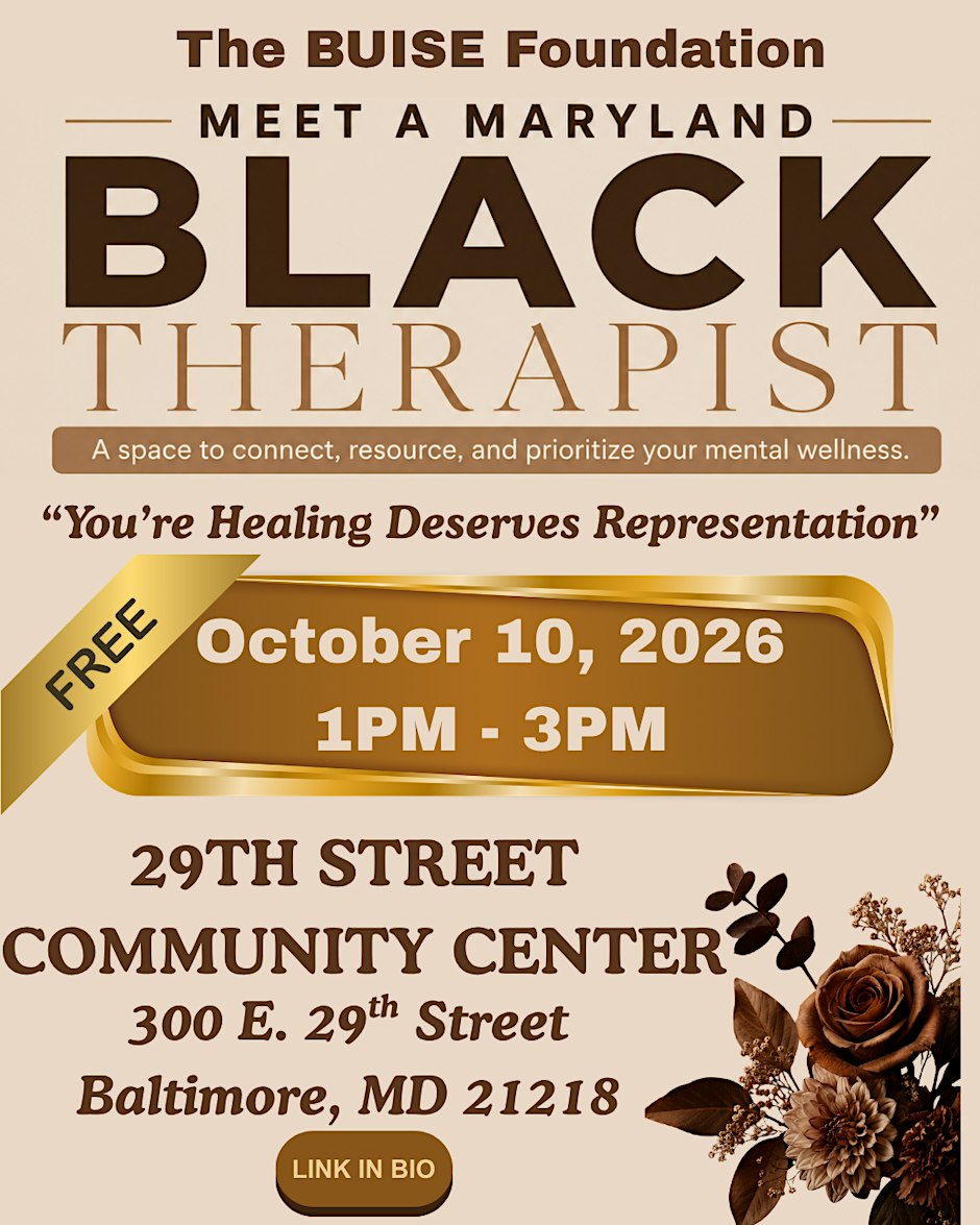 4th Meet A Maryland Black Therapist