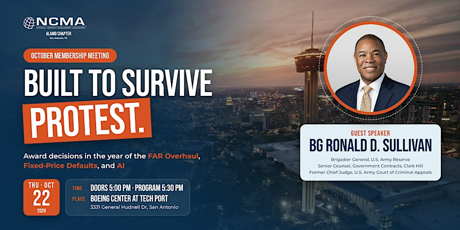 Built to Survive Protest: NCMA Alamo October Membership Meeting
